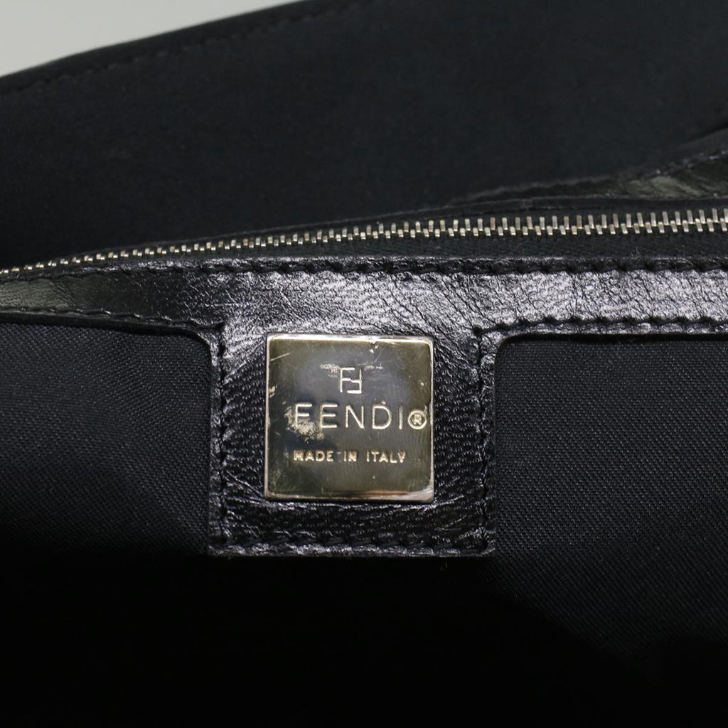 FENDI Tote Bag Nylon Black 0915808 bs8596