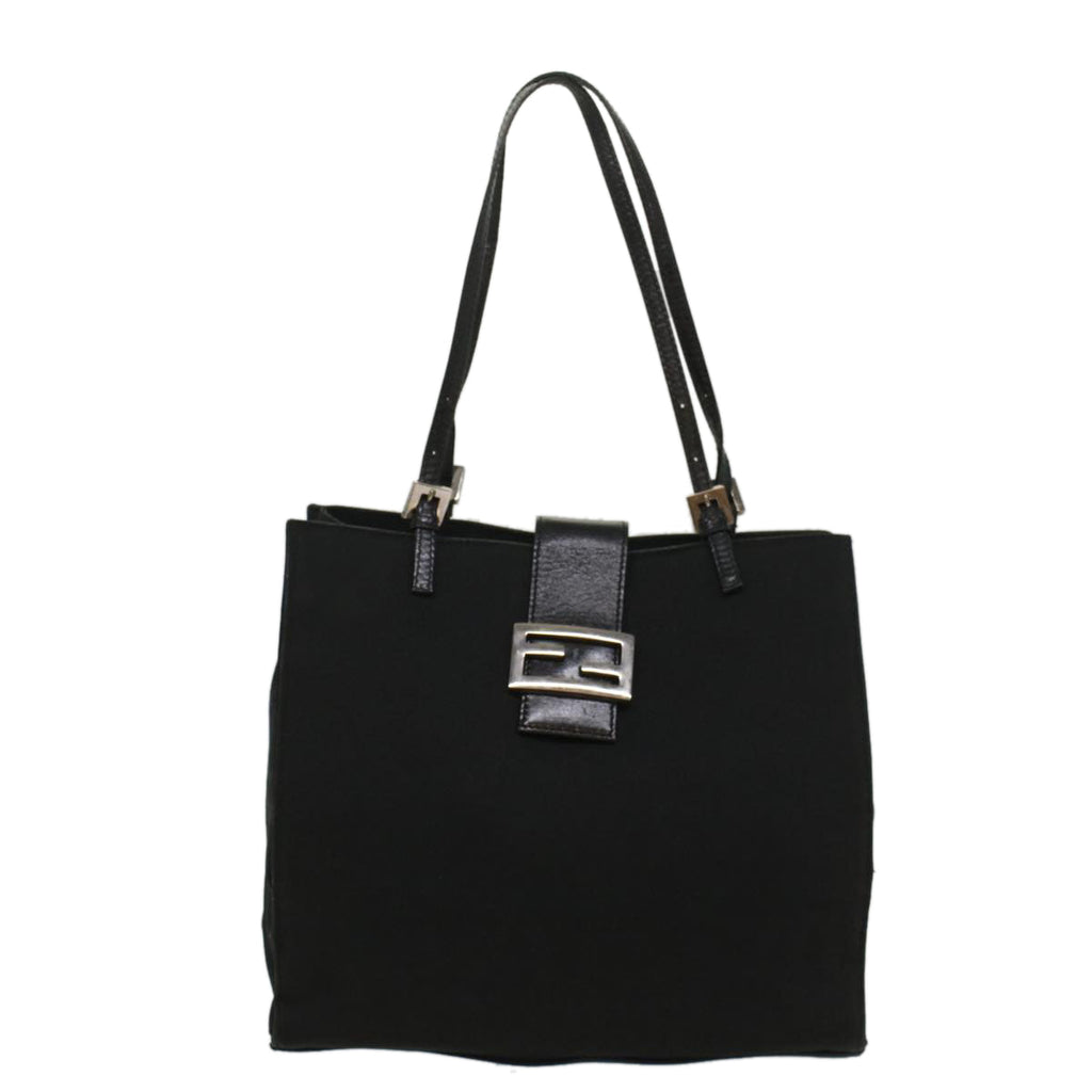 FENDI Tote Bag Nylon Black 0915808 bs8596