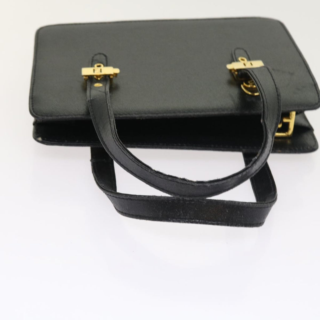 FENDI Shoulder Bag Leather Black bs8613