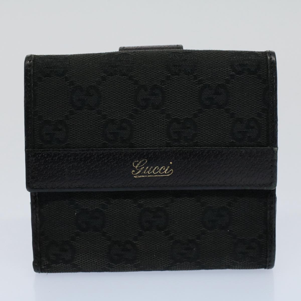 GUCCI GG Canvas Web Sherry Line Pouch Wallet 5Set Black Red Green bs8681