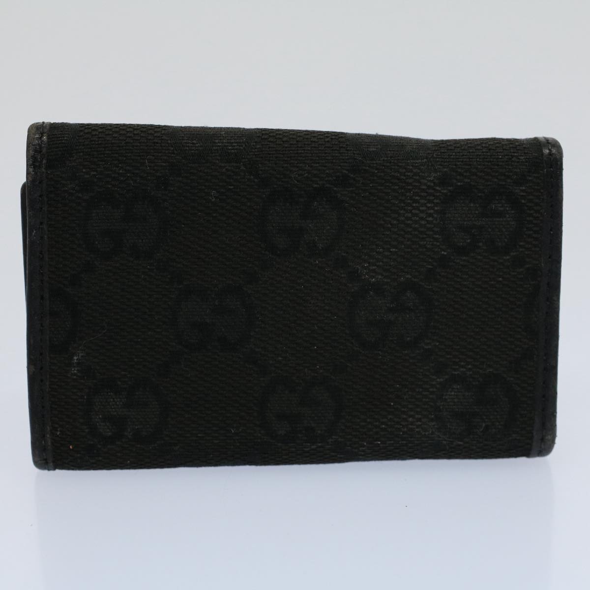 GUCCI GG Canvas Web Sherry Line Pouch Wallet 5Set Black Red Green bs8681
