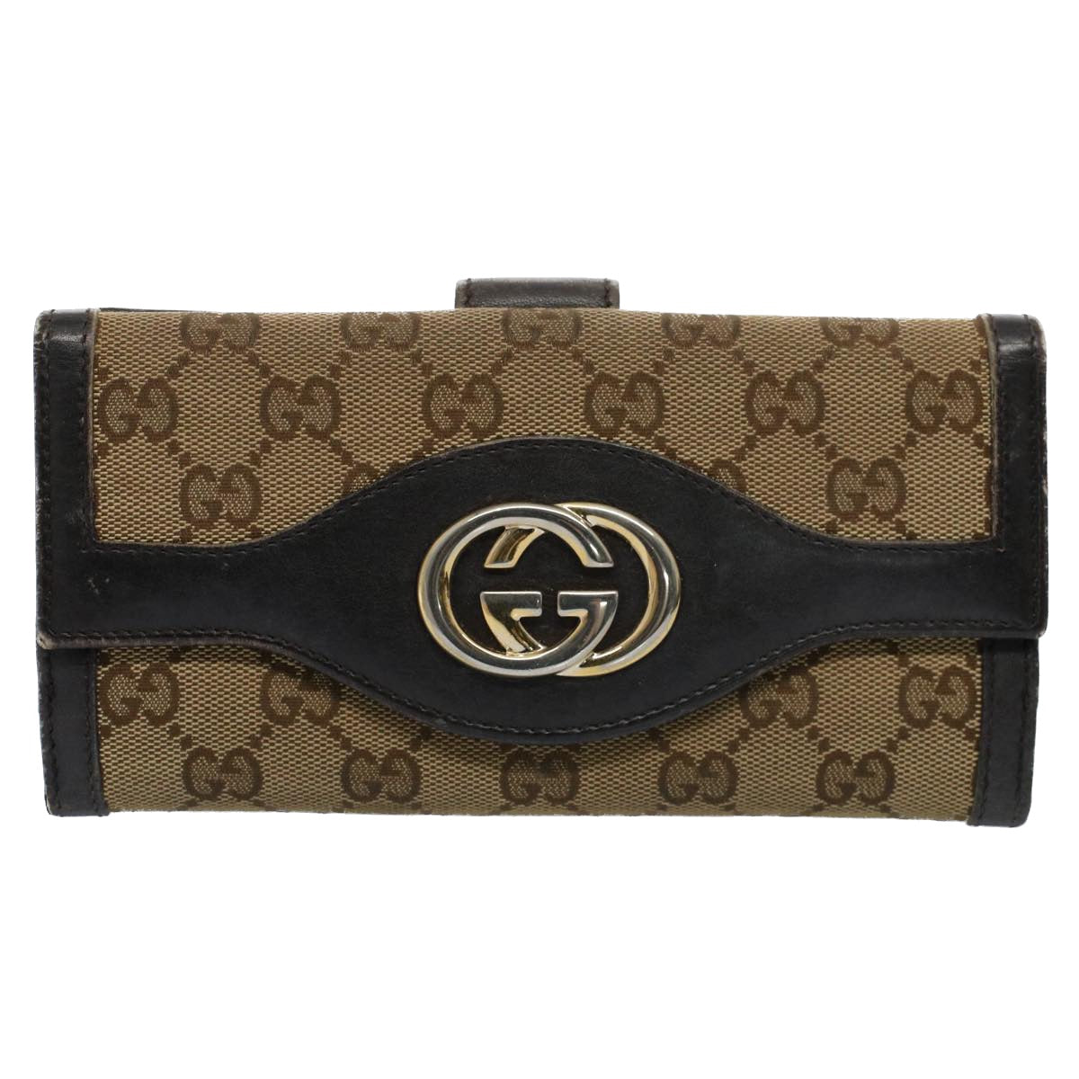GUCCI GG Canvas Web Sherry Line Pouch Wallet 5Set Black Red Green bs8681