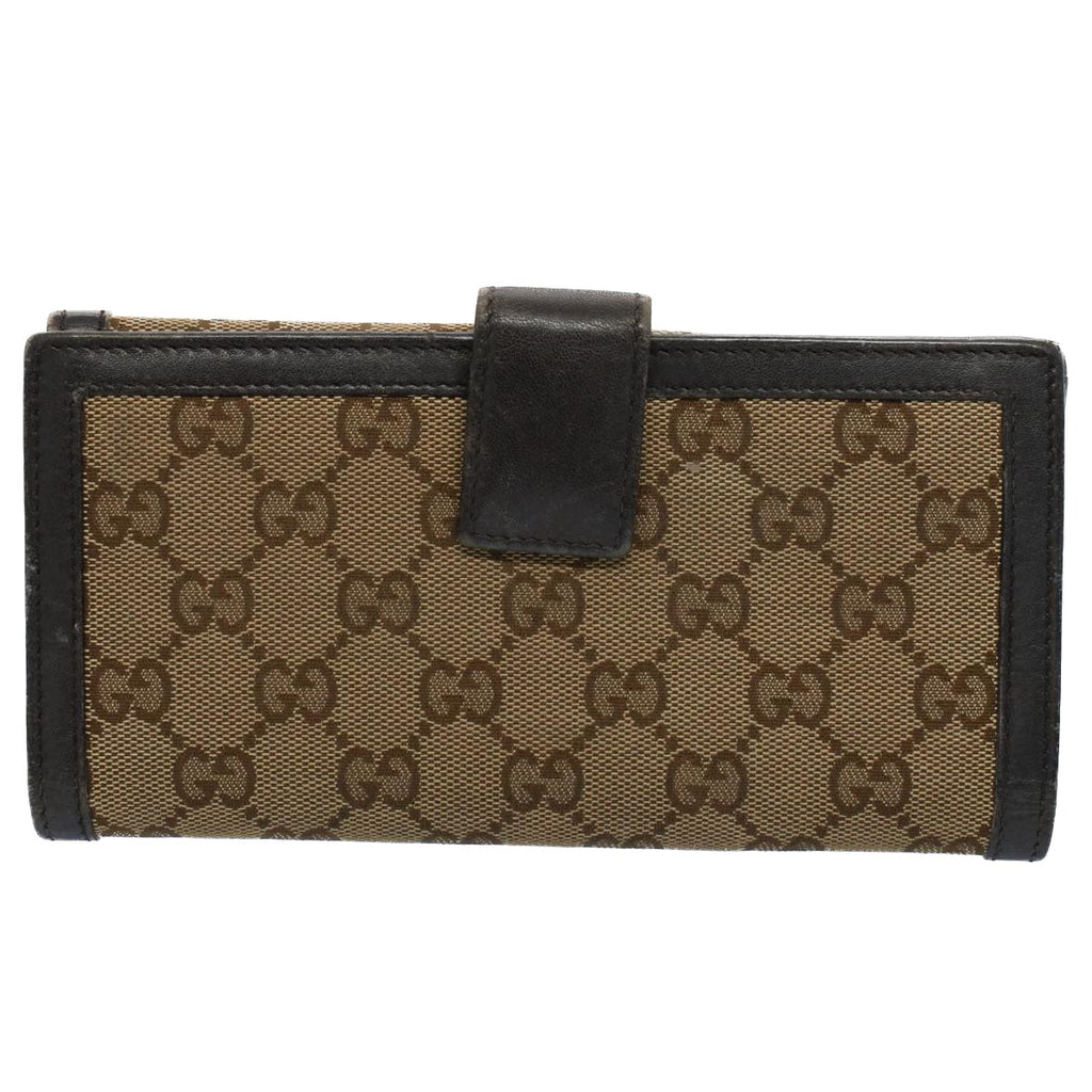 GUCCI GG Canvas Web Sherry Line Pouch Wallet 5Set Black Red Green bs8681