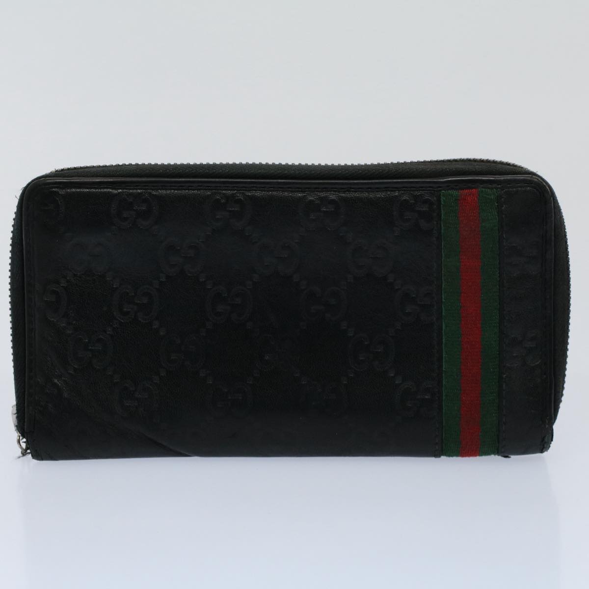 GUCCI GG Canvas Web Sherry Line Pouch Wallet 5Set Black Red Green bs8681