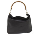 GUCCI Bamboo Shoulder Bag Leather Purple 001 2118 1577 bs8758