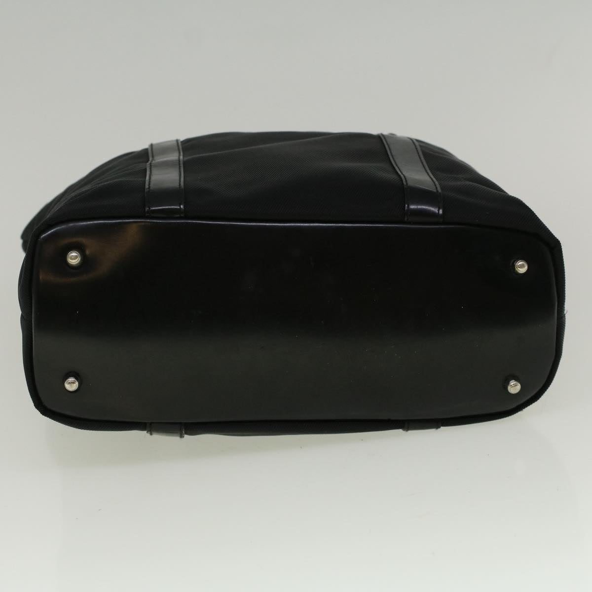 GUCCI Bamboo Hand Bag Nylon Black 000 3754 0508 bs8770