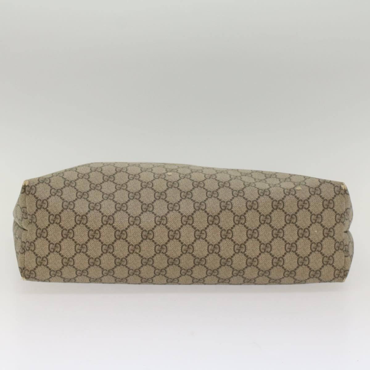 GUCCI GG Supreme Tote Bag PVC Leather Beige 211134 bs8774