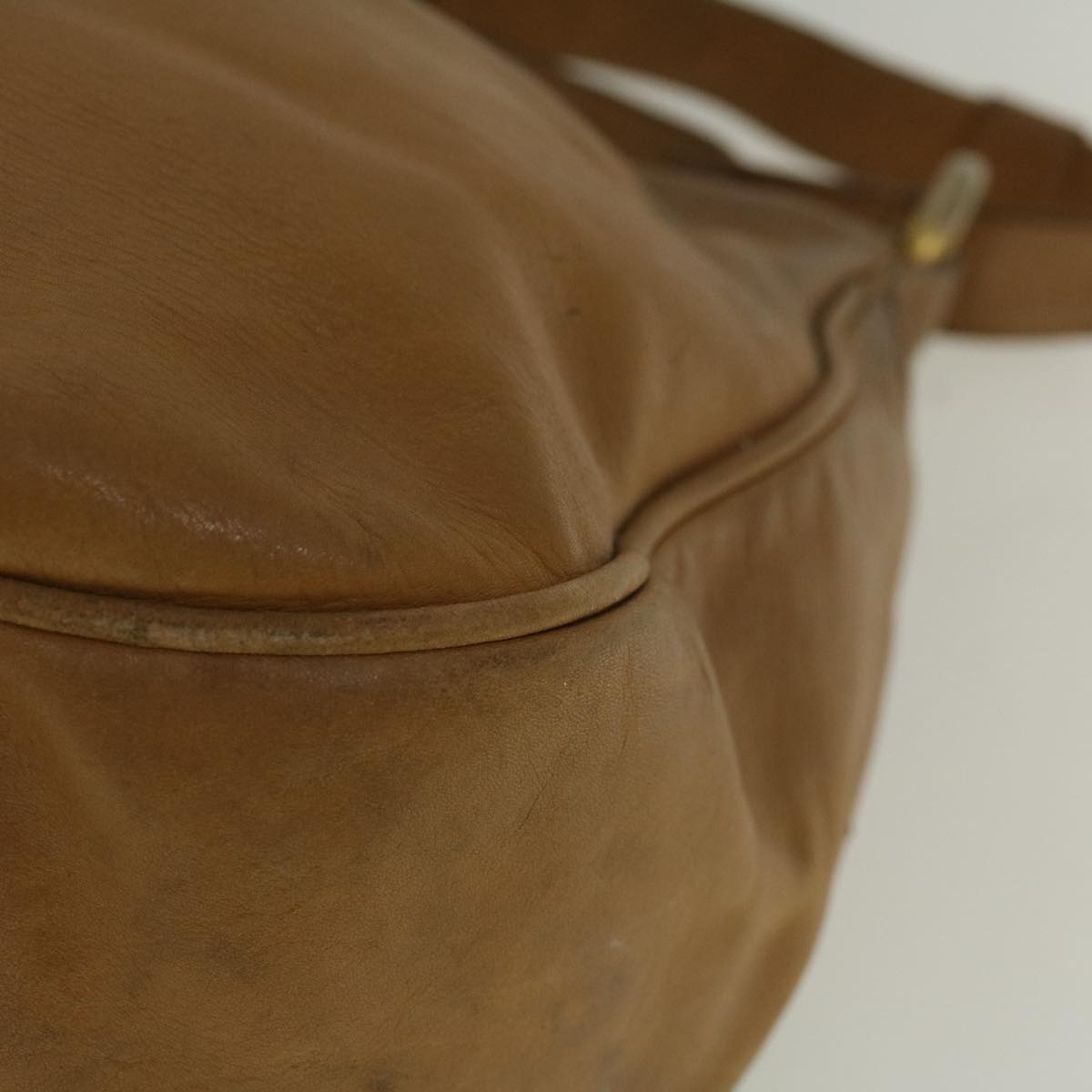 GUCCI Shoulder Bag Leather Beige 001 115 1373 bs8793