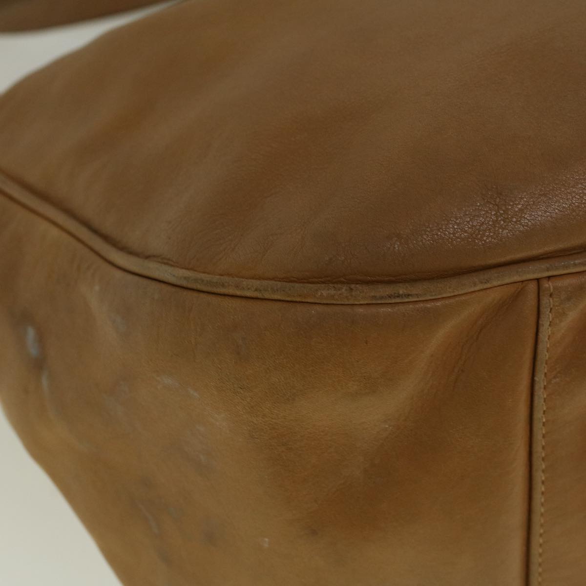 GUCCI Shoulder Bag Leather Beige 001 115 1373 bs8793