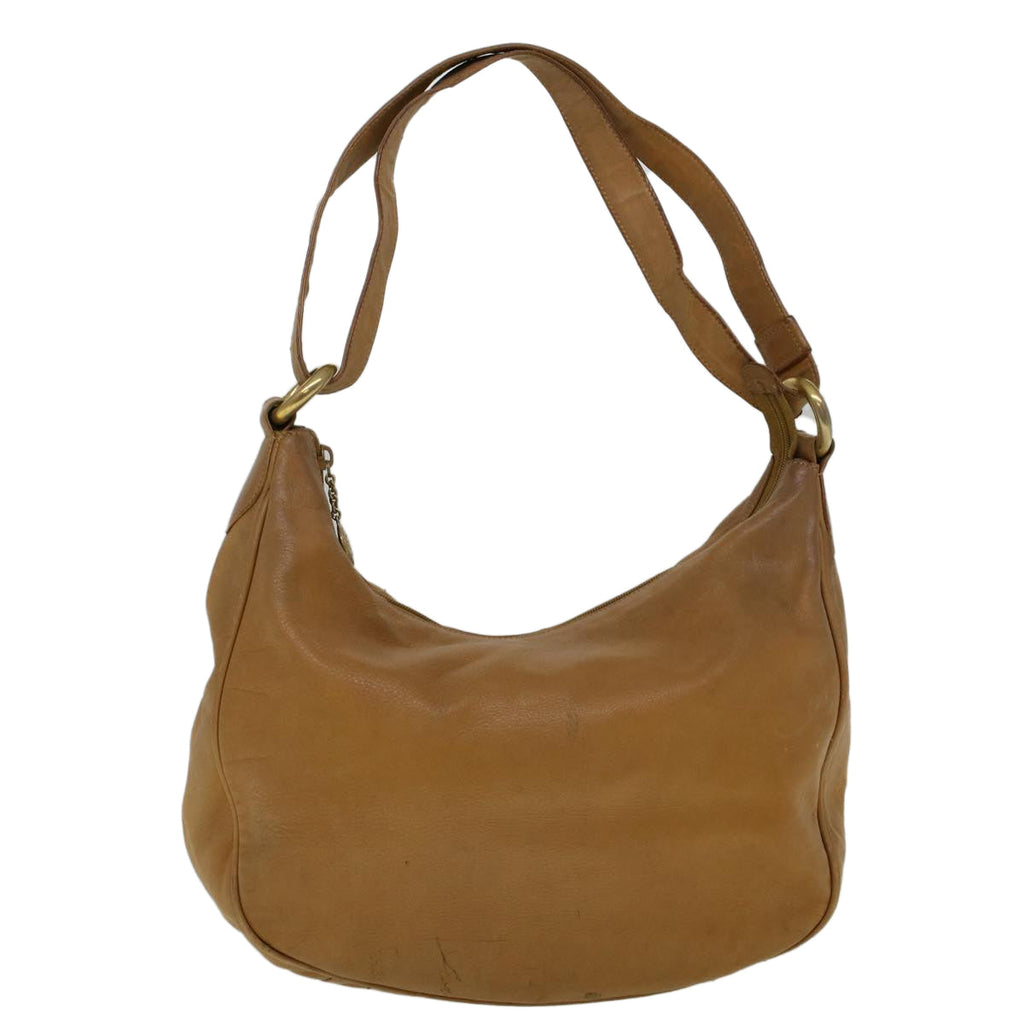 GUCCI Shoulder Bag Leather Beige 001 115 1373 bs8793