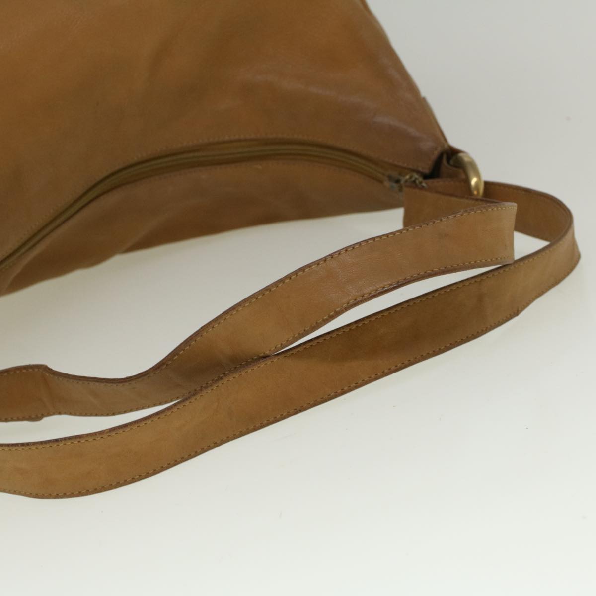 GUCCI Shoulder Bag Leather Beige 001 115 1373 bs8793