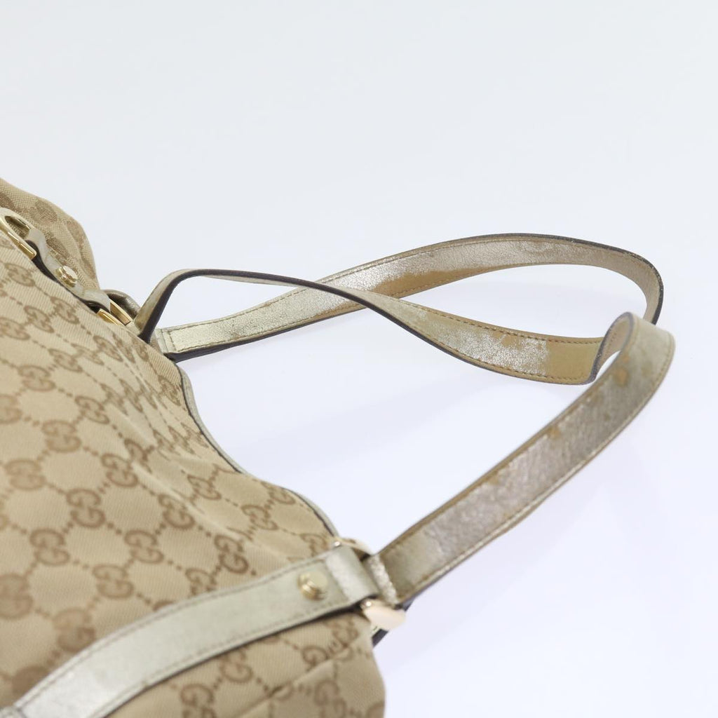 GUCCI GG Canvas Shoulder Bag Nylon Leather 3Set Beige Brown black bs8794