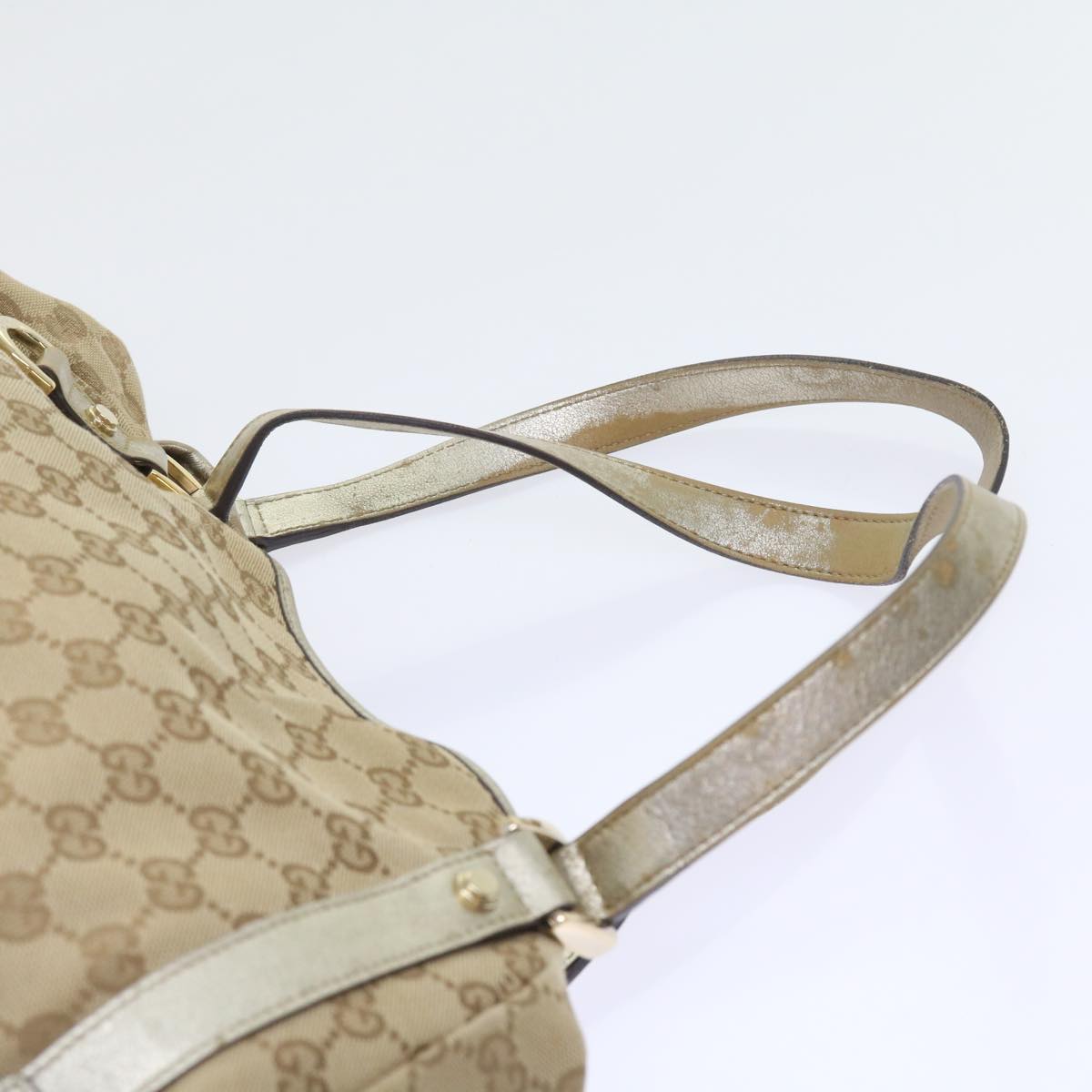 GUCCI GG Canvas Shoulder Bag Nylon Leather 3Set Beige Brown black bs8794
