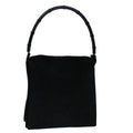 GUCCI Bamboo Shoulder Bag Suede Black 001 3243 200047 bs8922