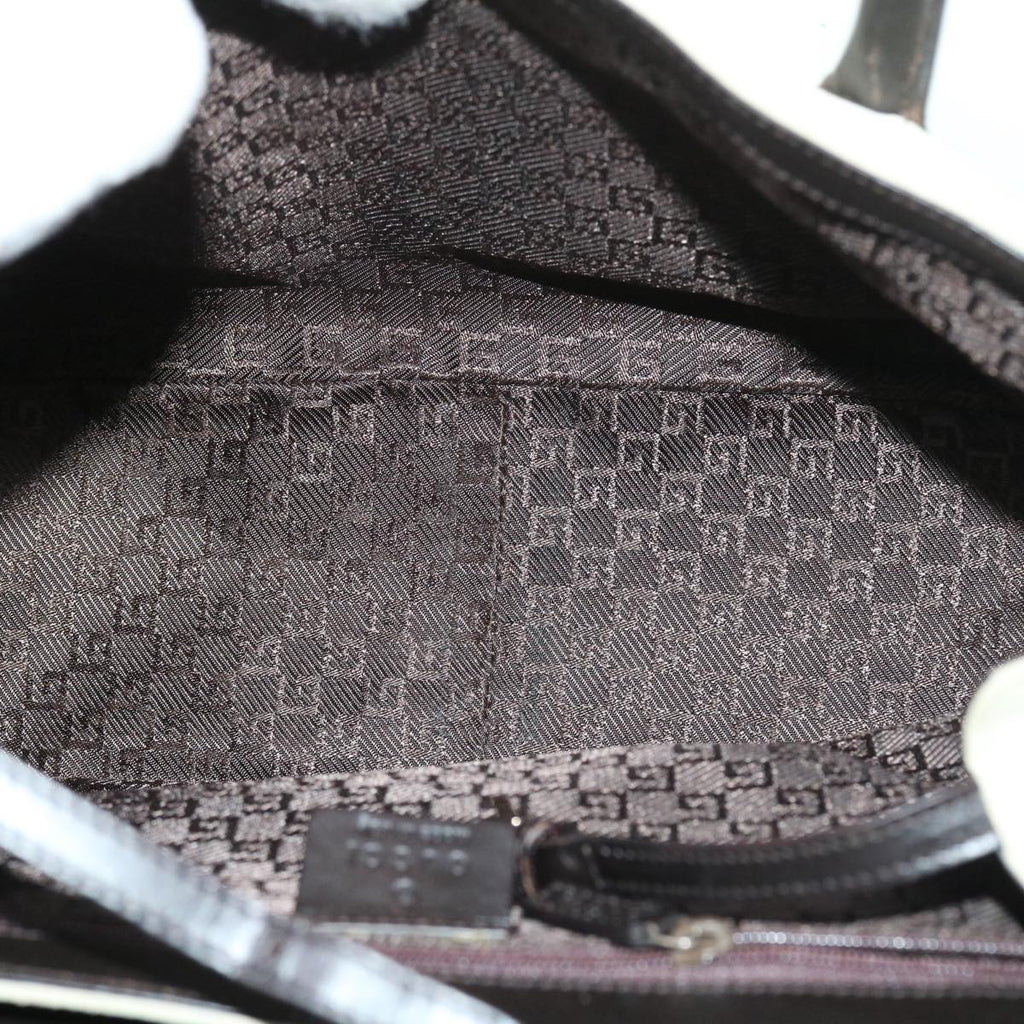 GUCCI Hand Bag Suede White 000 0844 bs8960
