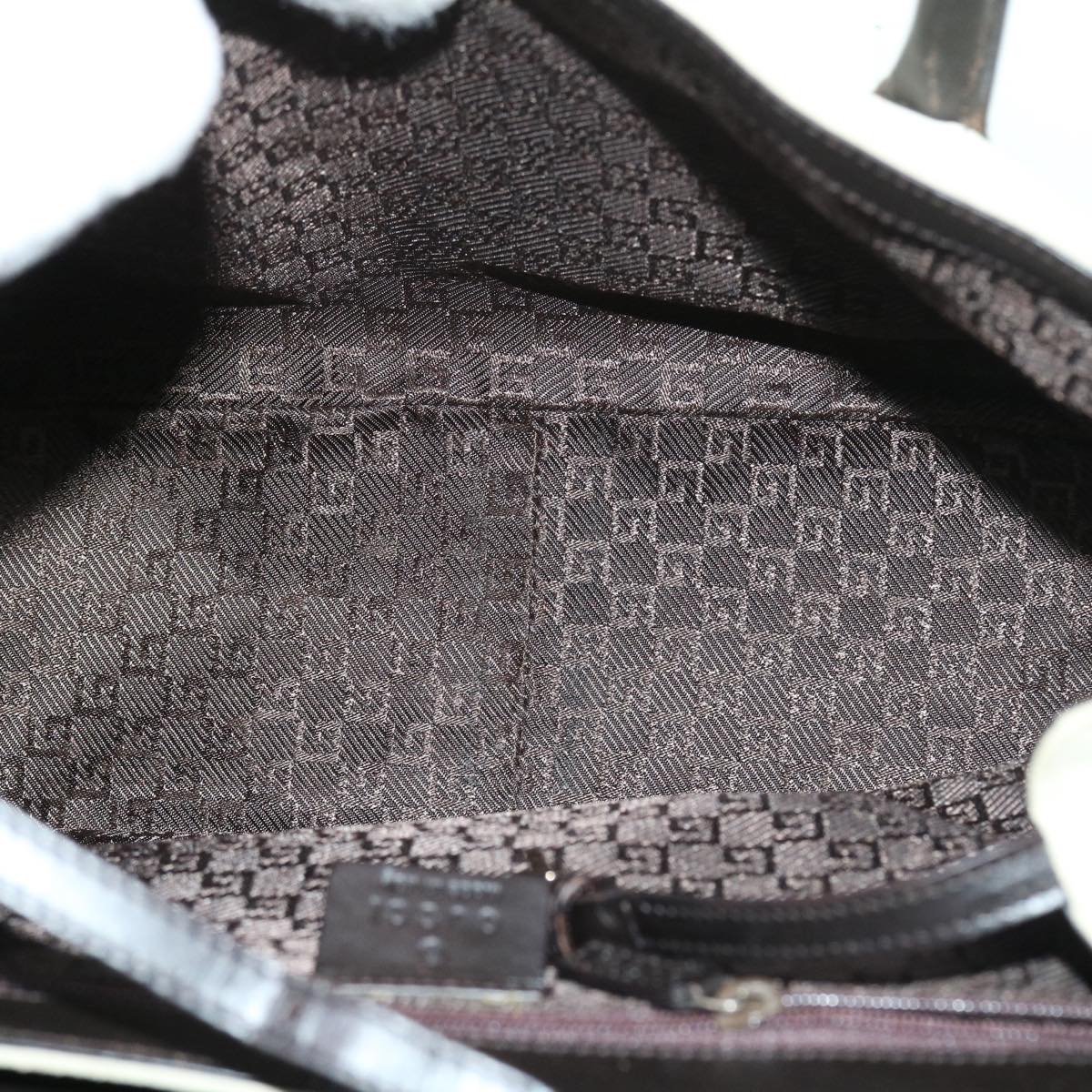 GUCCI Hand Bag Suede White 000 0844 bs8960