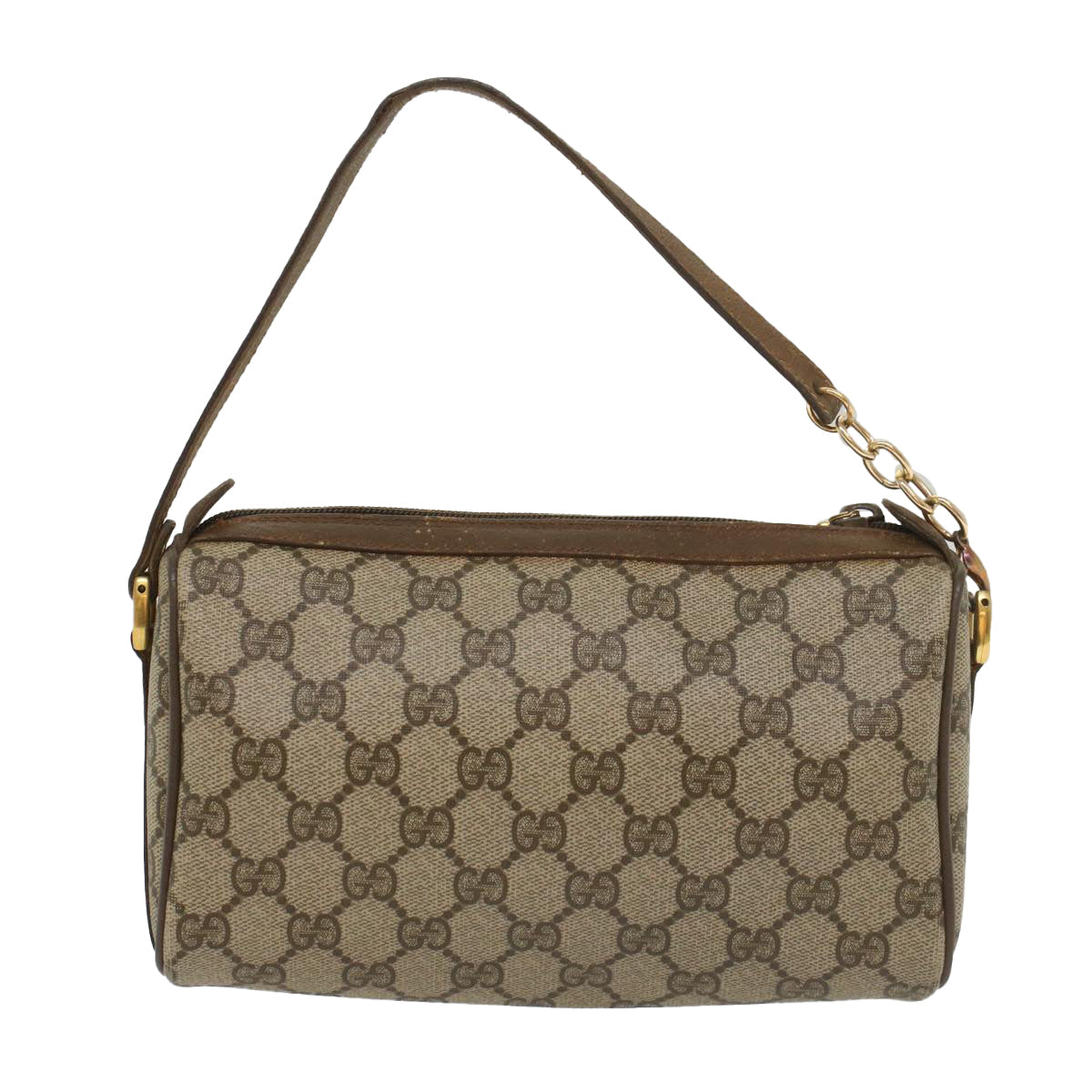 GUCCI GG Supreme Web Sherry Line Shoulder Bag Beige Red 89 02 018 bs9008