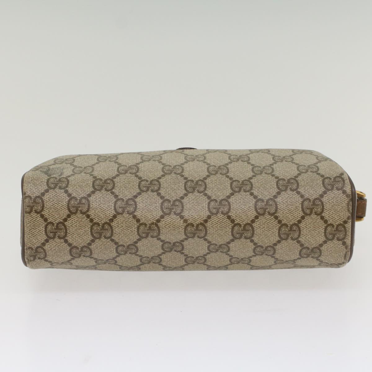 GUCCI GG Supreme Web Sherry Line Shoulder Bag Beige Red 89 02 018 bs9008