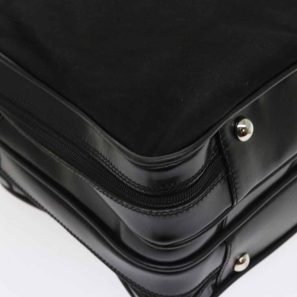 GUCCI Boston Bag Canvas Leather Black bs9009
