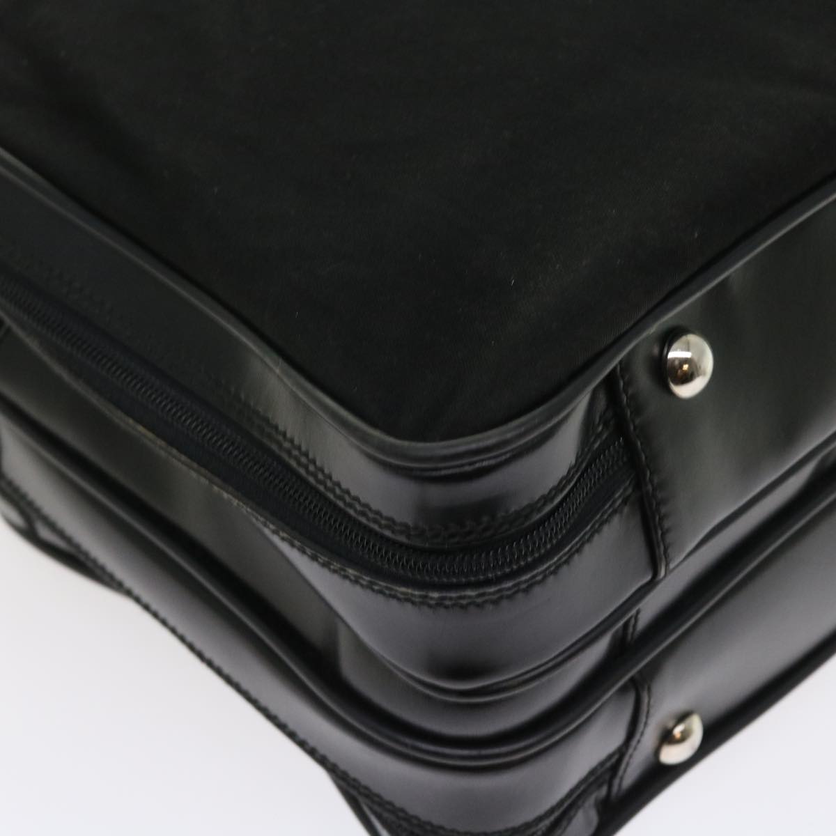 GUCCI Boston Bag Canvas Leather Black bs9009