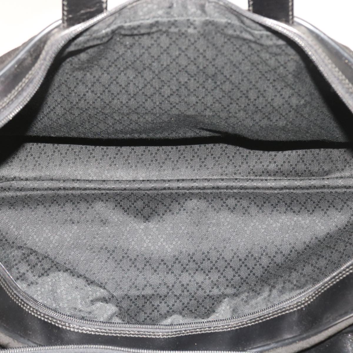 GUCCI Boston Bag Canvas Leather Black bs9009