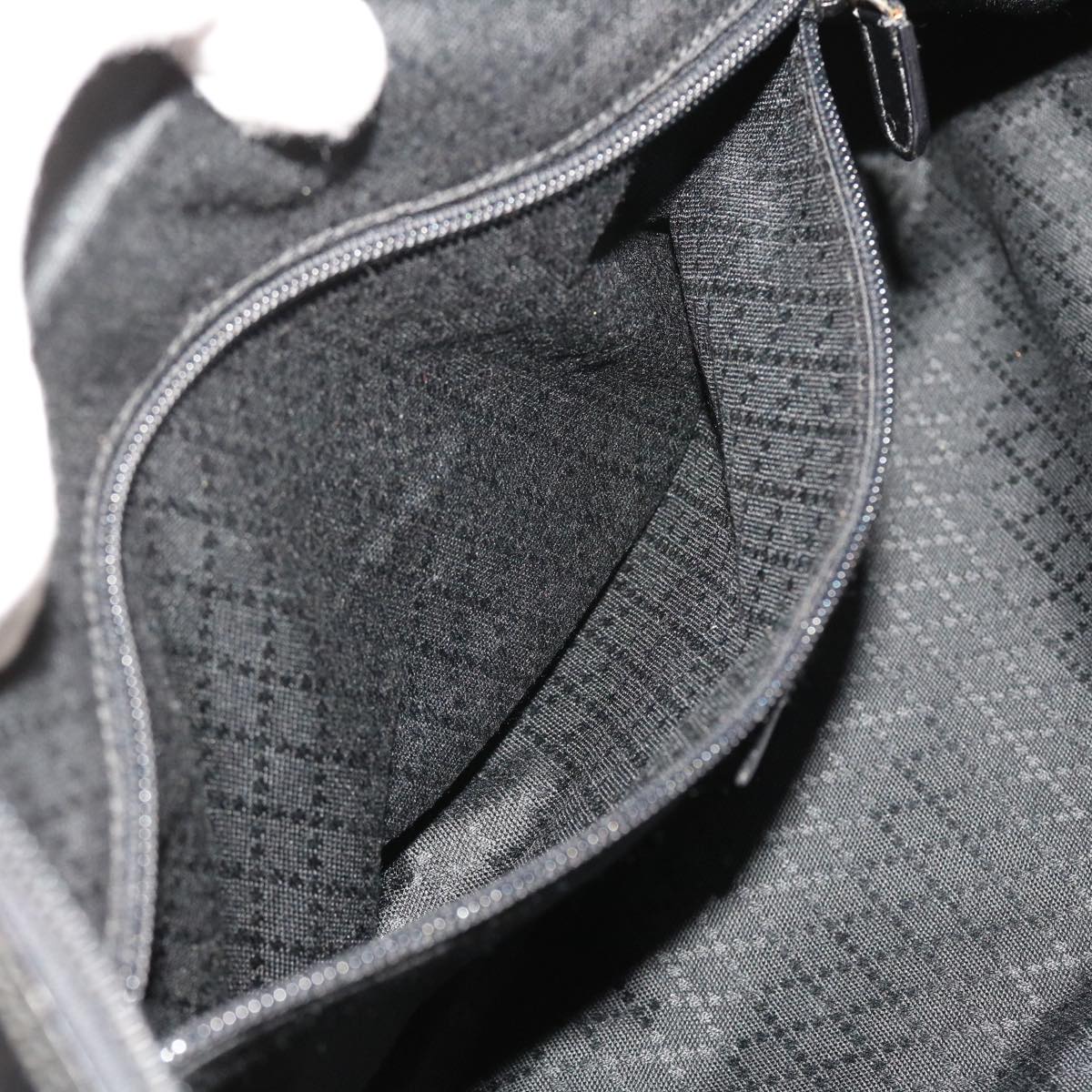 GUCCI Boston Bag Canvas Leather Black bs9009