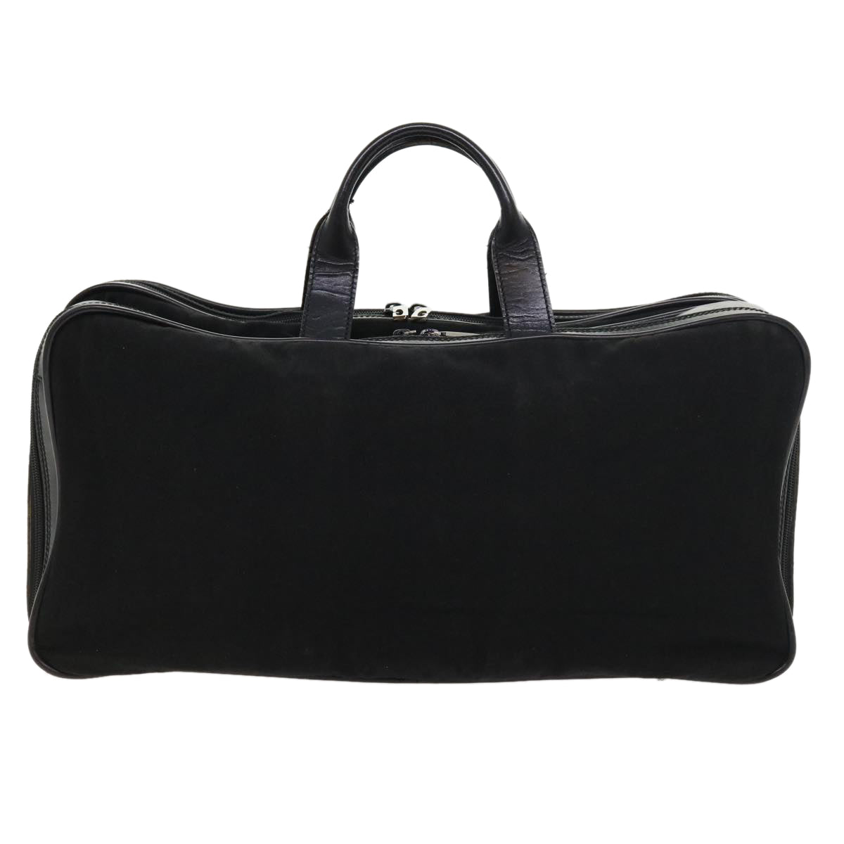 GUCCI Boston Bag Canvas Leather Black bs9009
