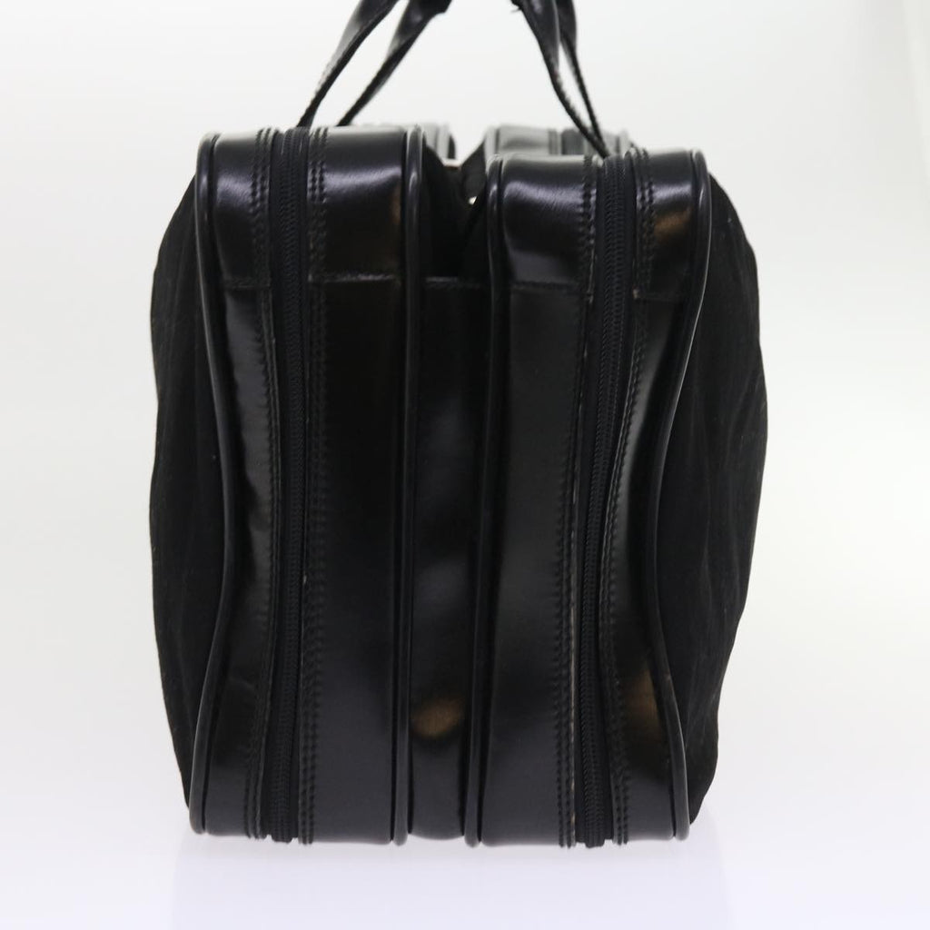 GUCCI Boston Bag Canvas Leather Black bs9009