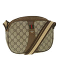 GUCCI GG Supreme Web Sherry Line Shoulder Bag Beige Red 89 01 034 bs9010