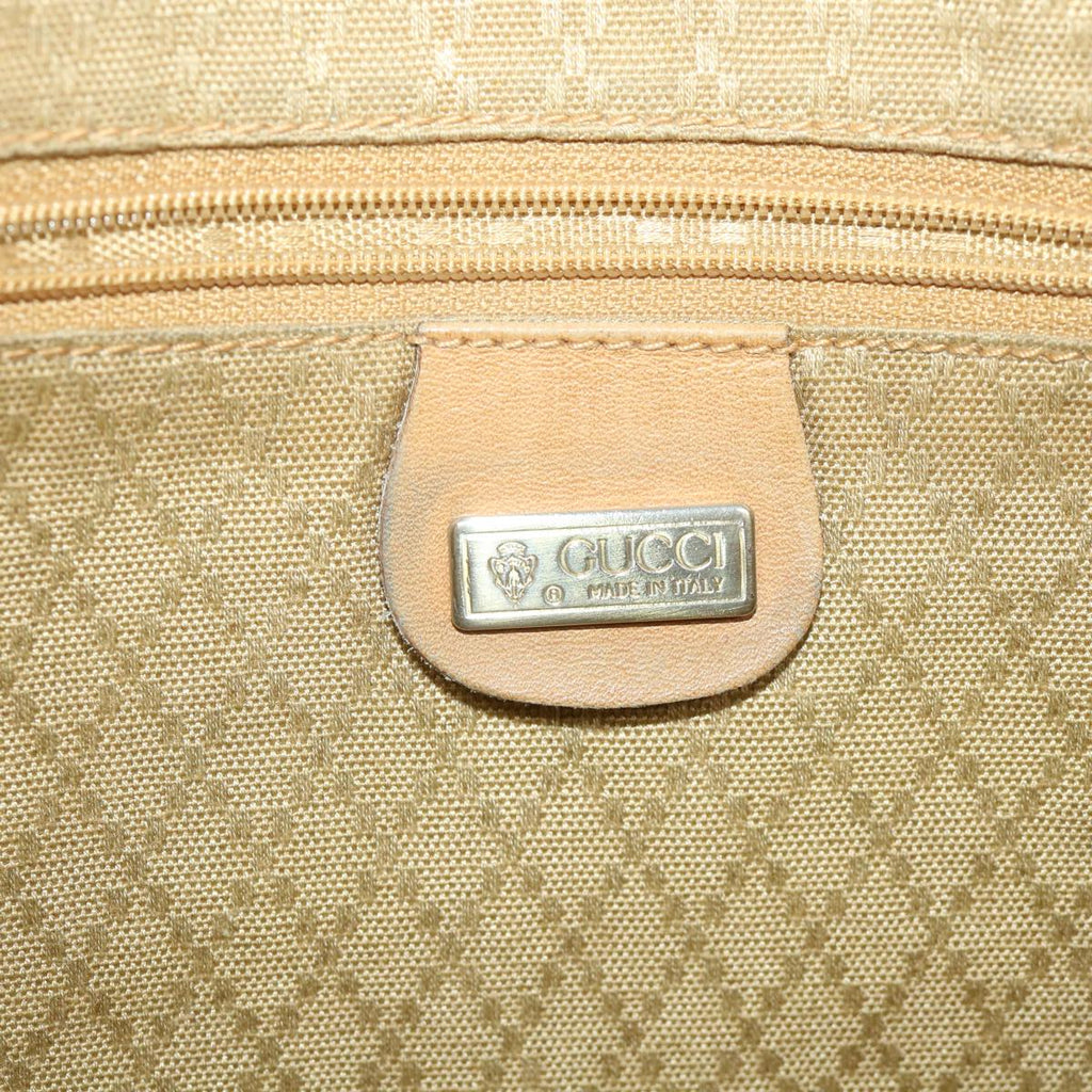 GUCCI Shoulder Bag Leather Brown bs9014