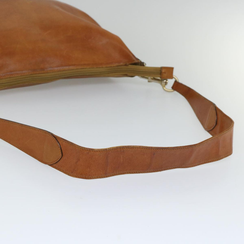 GUCCI Shoulder Bag Leather Brown bs9014