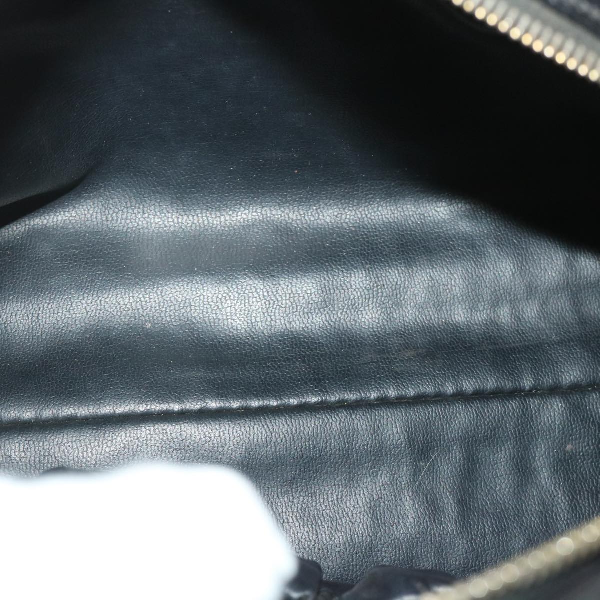 CHANEL Clutch Bag Patent leather Black CC bs9031