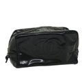 CHANEL Clutch Bag Patent leather Black CC bs9031
