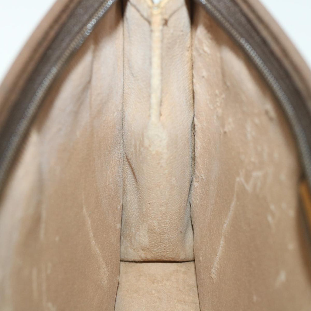 GUCCI GG Supreme Clutch Bag PVC Leather Beige 014 115 0100 bs9067