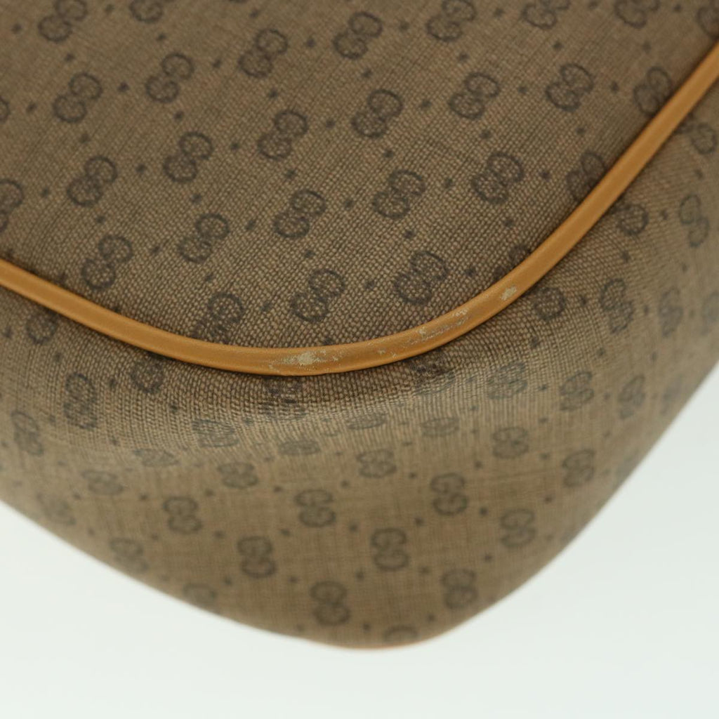 GUCCI Micro GG Supreme Shoulder Bag PVC Leather Beige 001 161 0439 bs9081