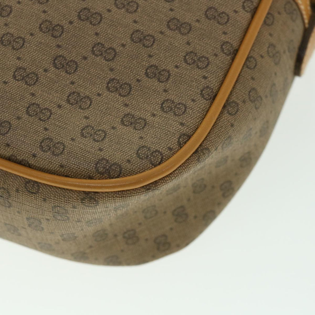 GUCCI Micro GG Supreme Shoulder Bag PVC Leather Beige 001 161 0439 bs9081