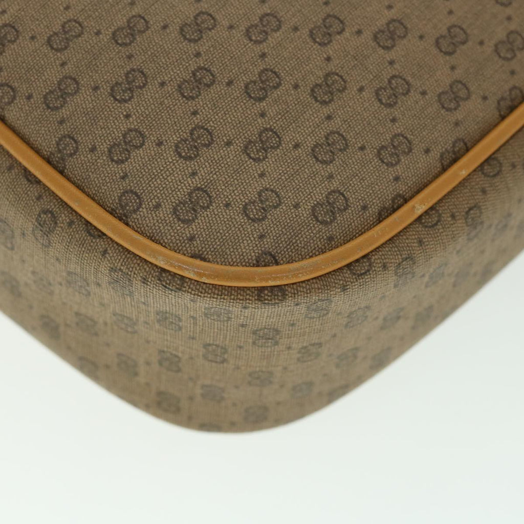 GUCCI Micro GG Supreme Shoulder Bag PVC Leather Beige 001 161 0439 bs9081