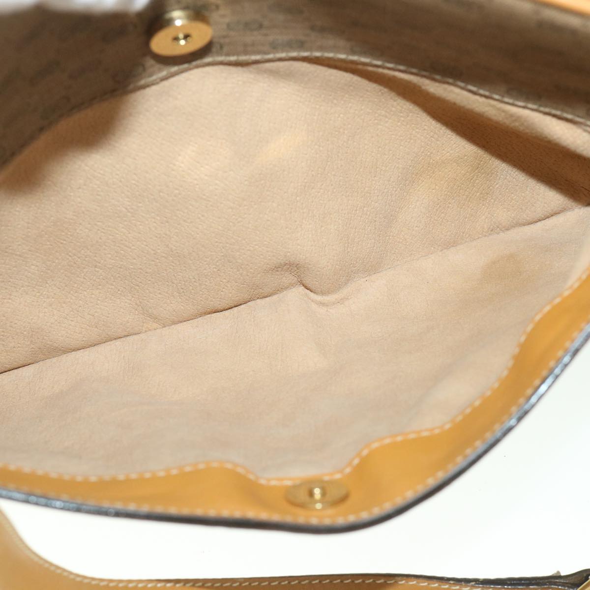 GUCCI Micro GG Supreme Shoulder Bag PVC Leather Beige 001 161 0439 bs9081