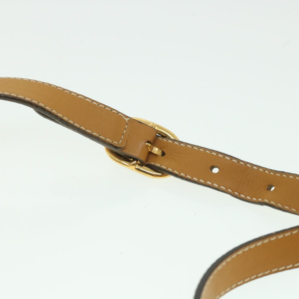 GUCCI Micro GG Supreme Shoulder Bag PVC Leather Beige 001 161 0439 bs9081