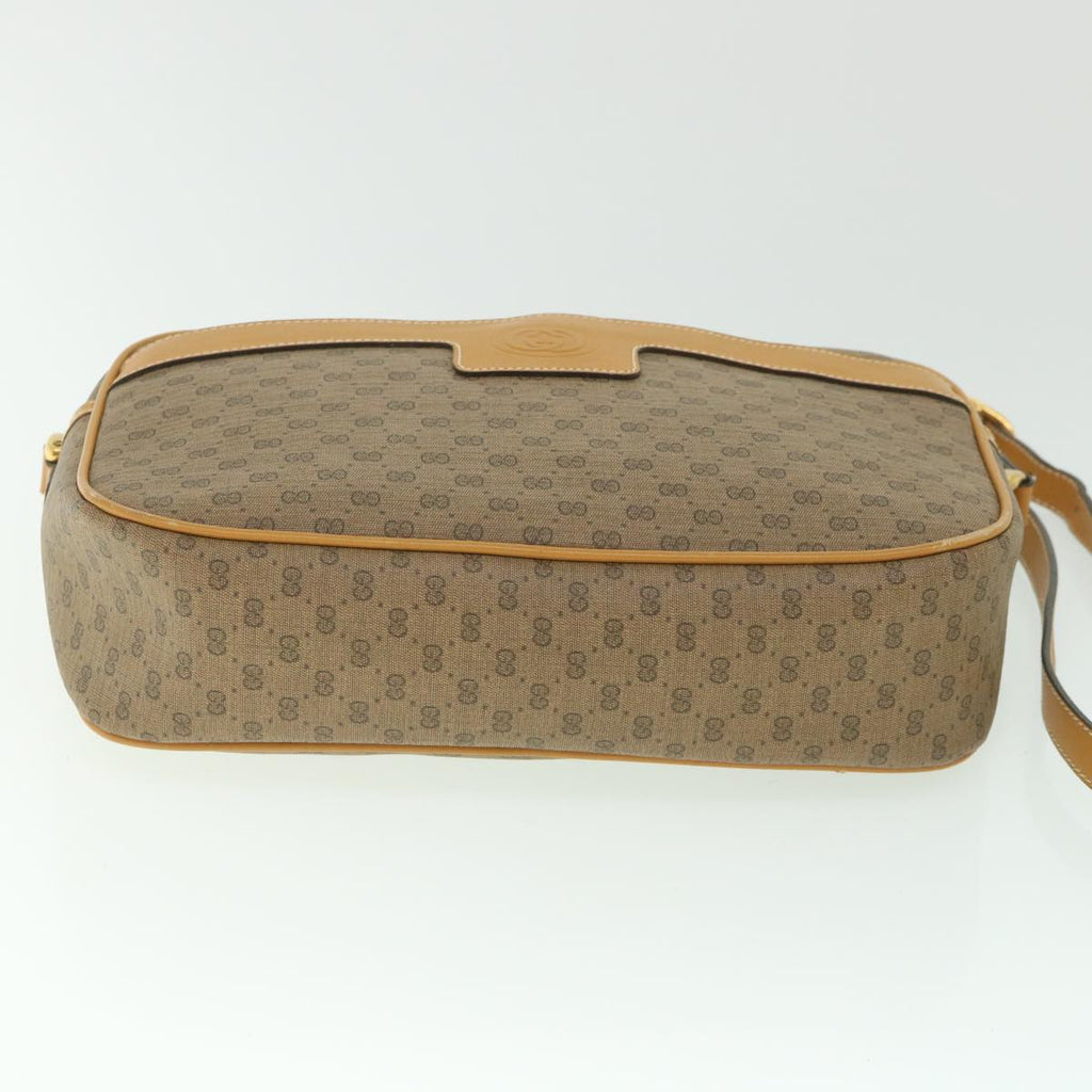 GUCCI Micro GG Supreme Shoulder Bag PVC Leather Beige 001 161 0439 bs9081