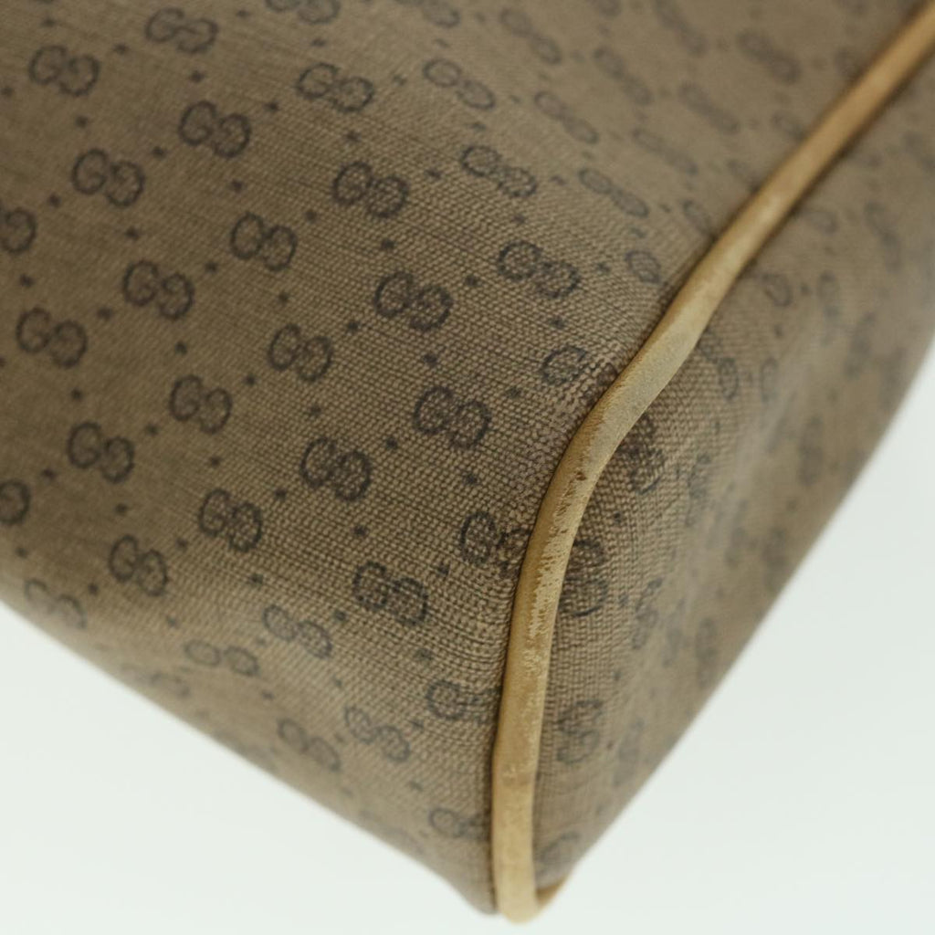 GUCCI Micro GG Supreme Shoulder Bag PVC Leather Beige 007 904 0014 bs9086