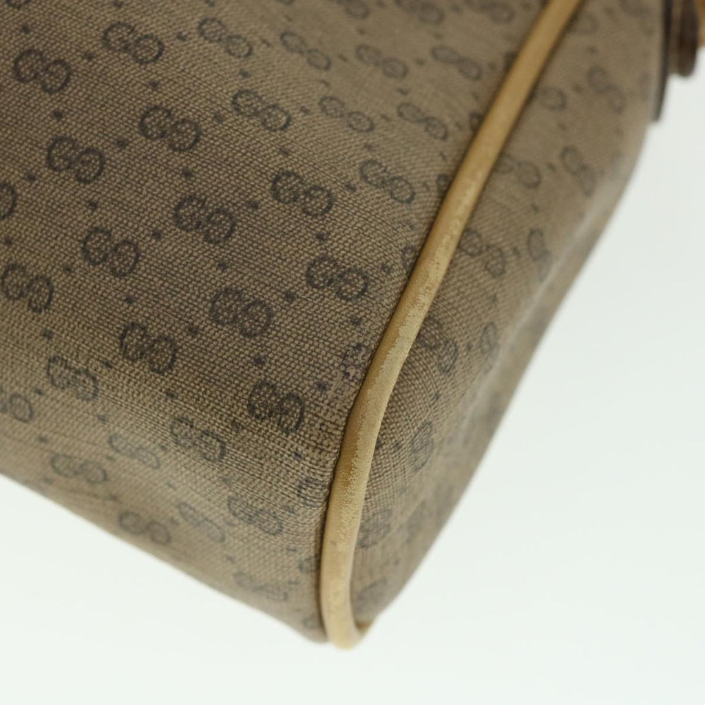 GUCCI Micro GG Supreme Shoulder Bag PVC Leather Beige 007 904 0014 bs9086