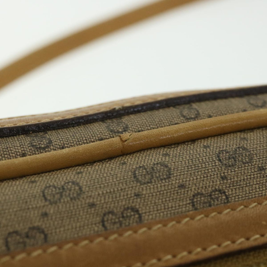GUCCI Micro GG Supreme Shoulder Bag PVC Leather Beige 007 904 0014 bs9086