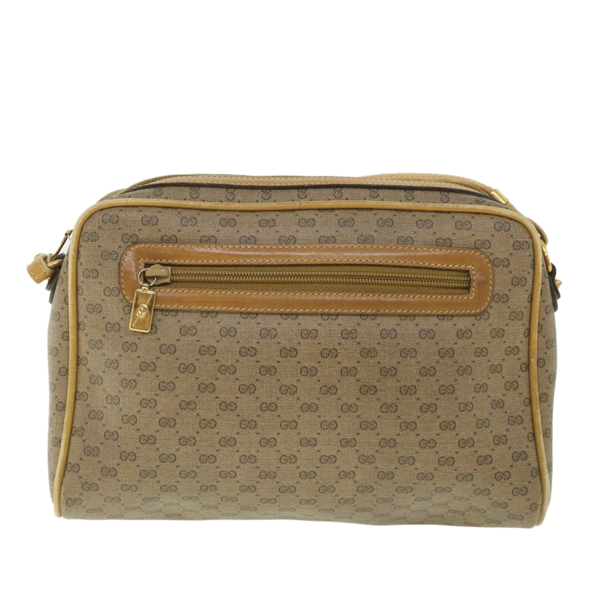 GUCCI Micro GG Supreme Shoulder Bag PVC Leather Beige 007 904 0014 bs9086