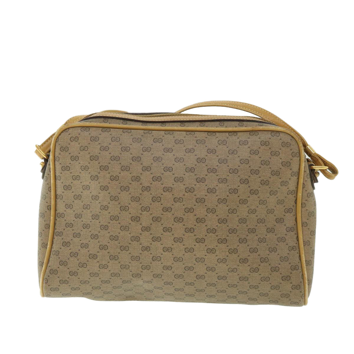 GUCCI Micro GG Supreme Shoulder Bag PVC Leather Beige 007 904 0014 bs9086