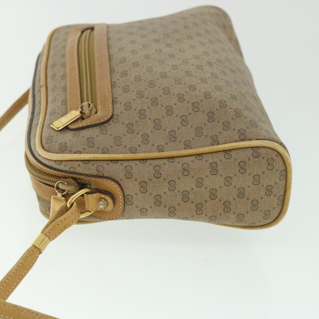 GUCCI Micro GG Supreme Shoulder Bag PVC Leather Beige 007 904 0014 bs9086