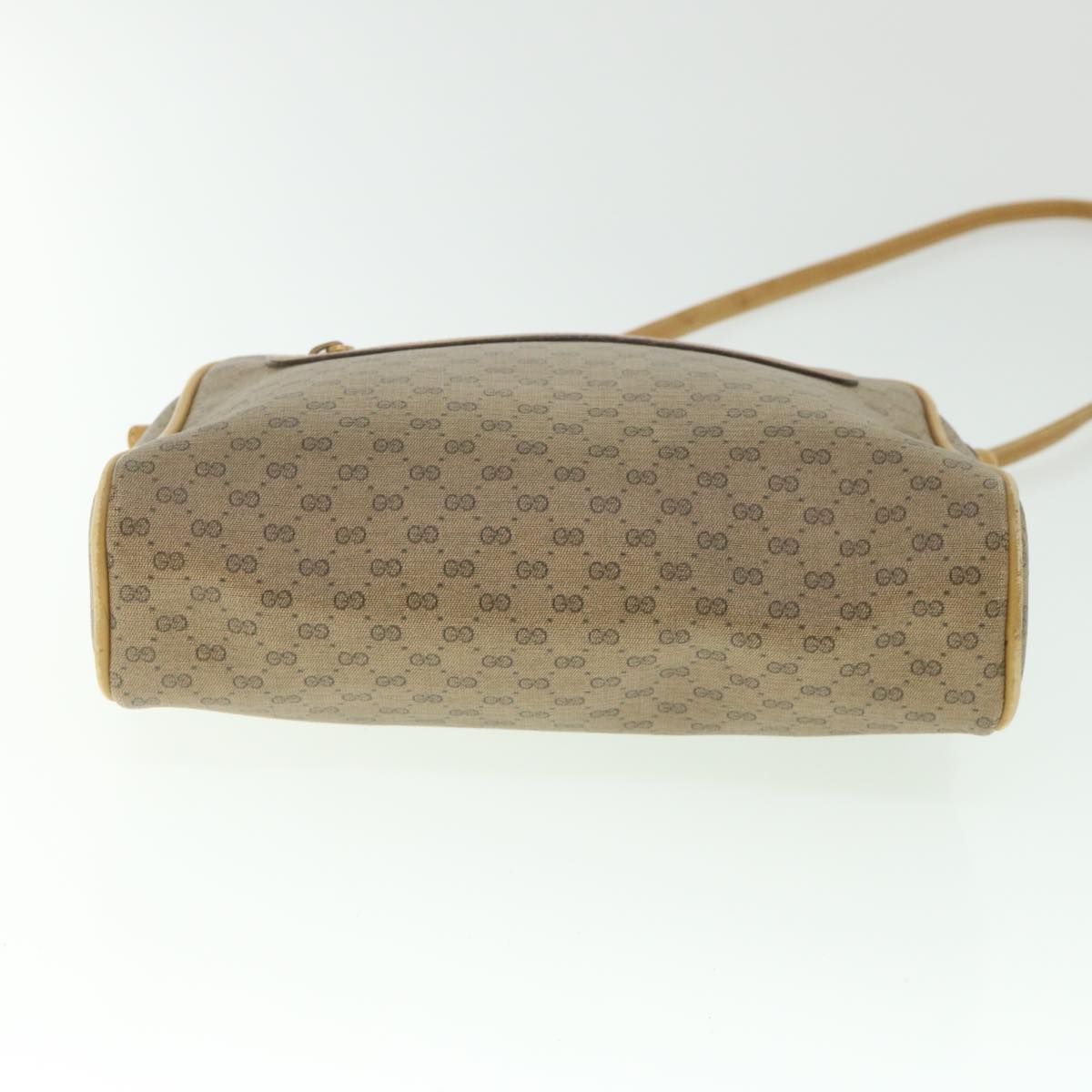 GUCCI Micro GG Supreme Shoulder Bag PVC Leather Beige 007 904 0014 bs9086