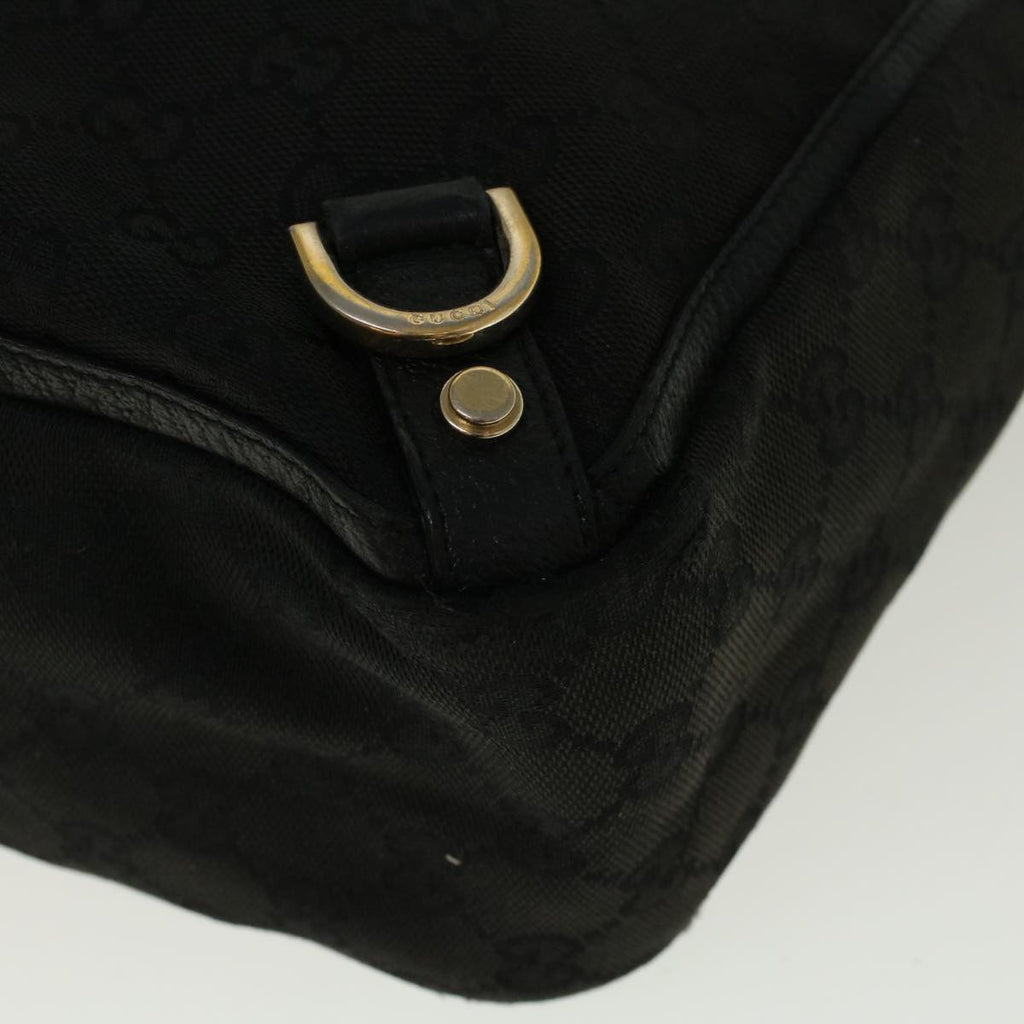 GUCCI GG Canvas Tote Bag Black 130739 bs9149