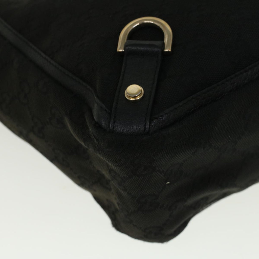 GUCCI GG Canvas Tote Bag Black 130739 bs9149