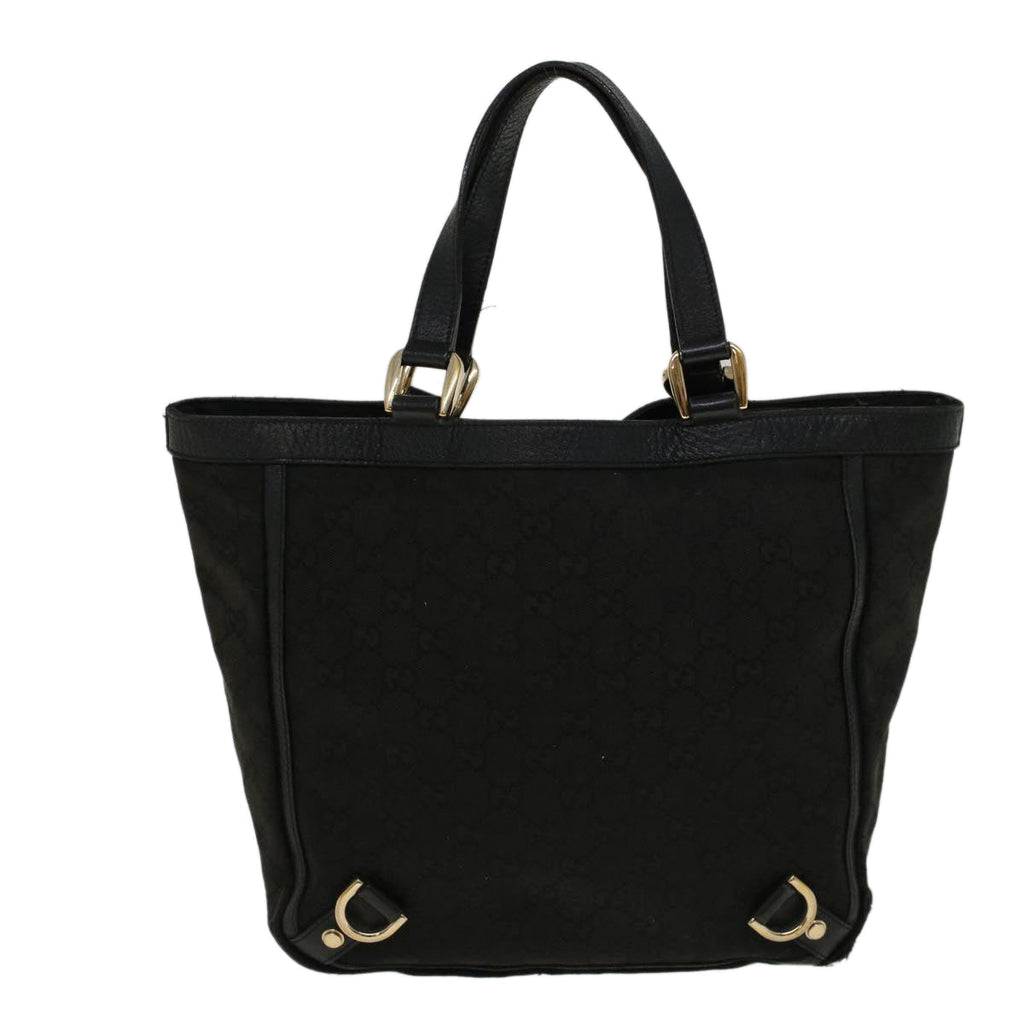GUCCI GG Canvas Tote Bag Black 130739 bs9149